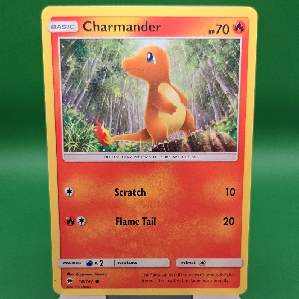 Charmander - Sun & Moon Burning Shadows 18/147 - Pokémon Trading Card